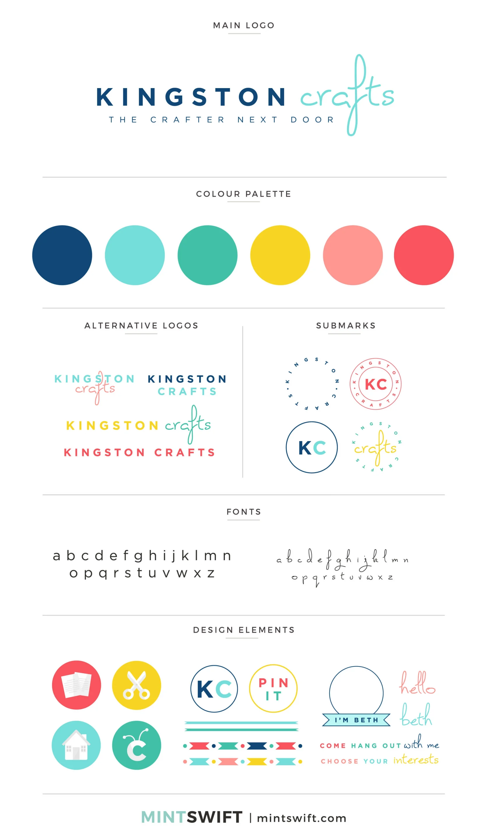 Kingston-Crafts-Brand-Board-Brand-Design-Package-MintSwift